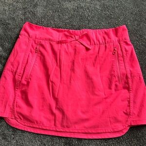 Magellan Outdoors Girls Bright Pink Athletic Skort